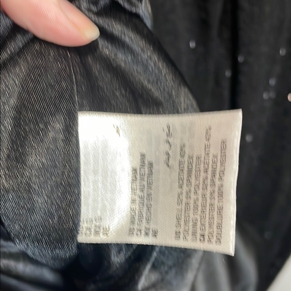 ALFANI Black Textured Glitter Twist-waist Sheath Dress - Picture 9 of 13